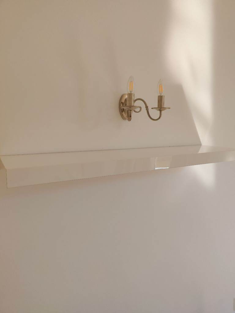 IKEA LACK FLOATING SHELF WHITE HIGH GLOSS 