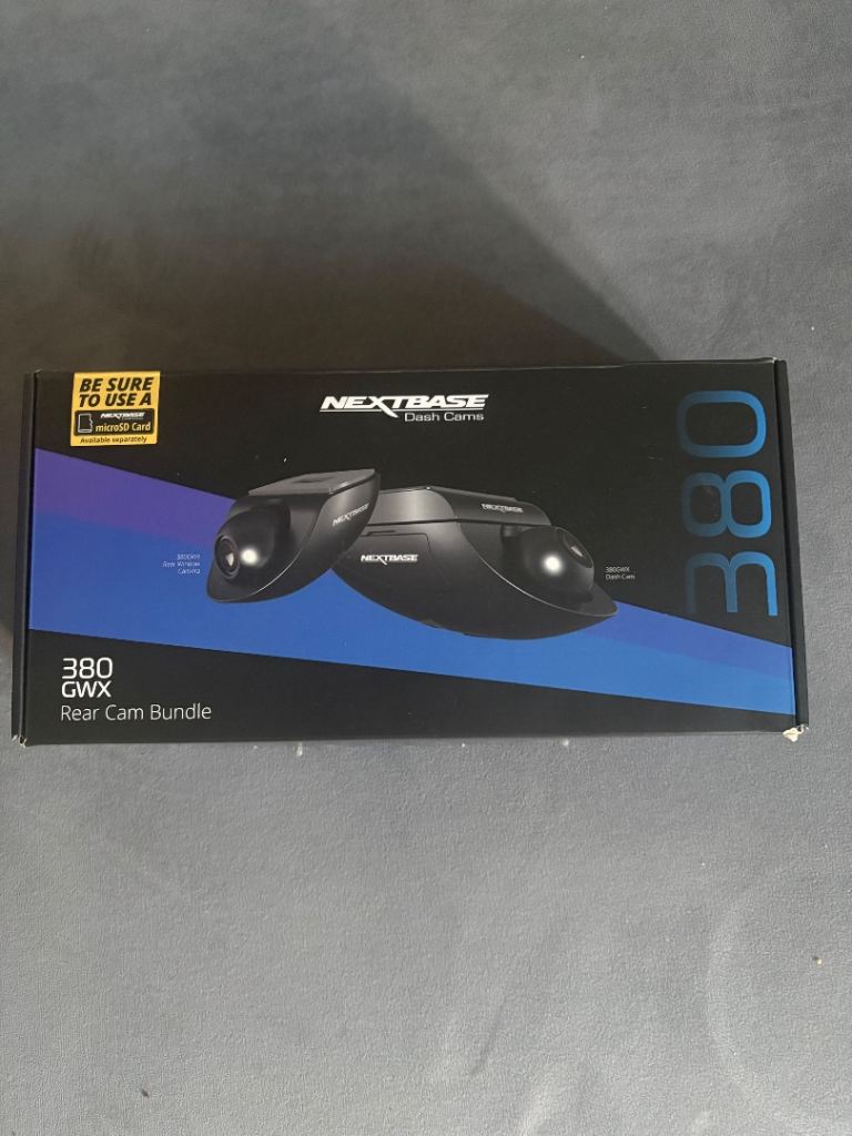 Nextbase 380 GWX Rear Cam Bundle – , Boxed