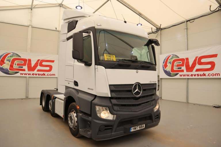 2017 (17 PLATE) Mercedes Benz Actros 2543 6x2 Euro 6 Tractor Units