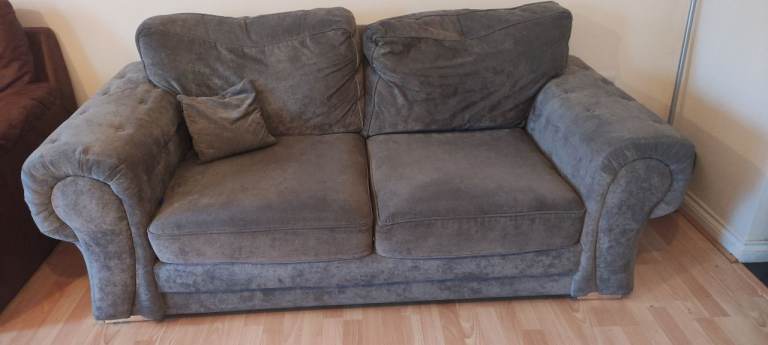 Gray Double Sofa 
