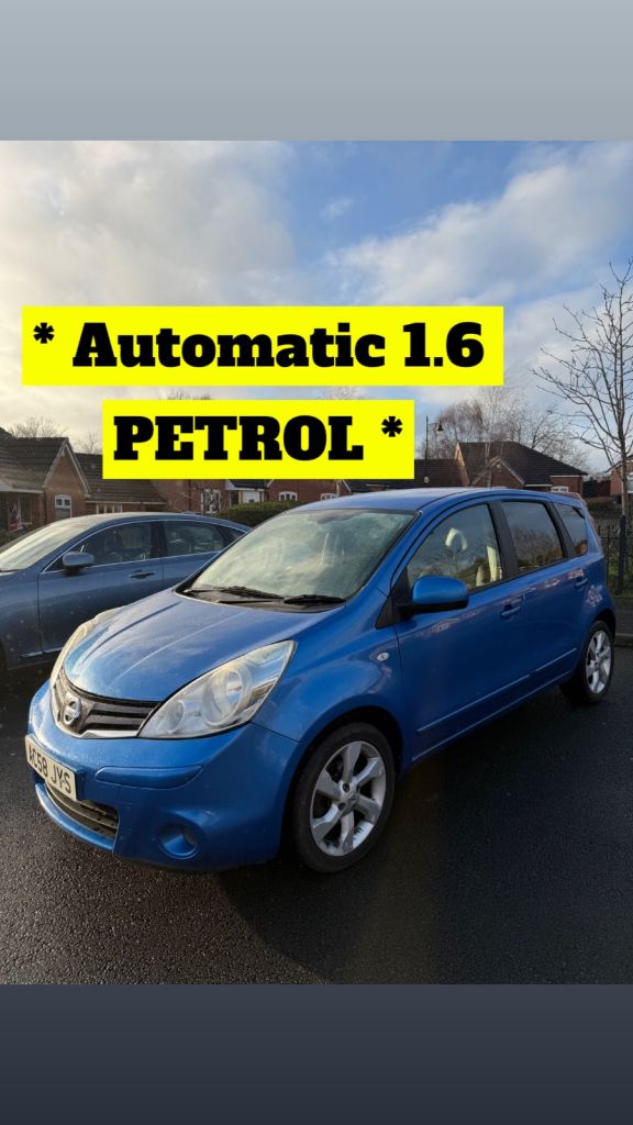 2009 NISSAN NOTE 1.6 PETROL * AUTOMATIC/2KEYS
