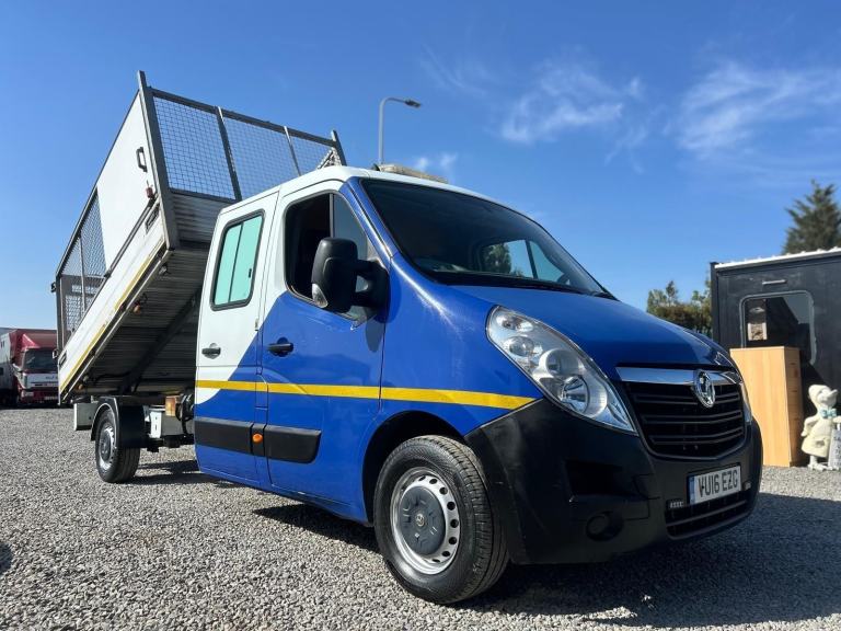 Vauxhall Movano Crew Cab Tipper 104k Miles Direct from Council NO VAT ! ! ! 