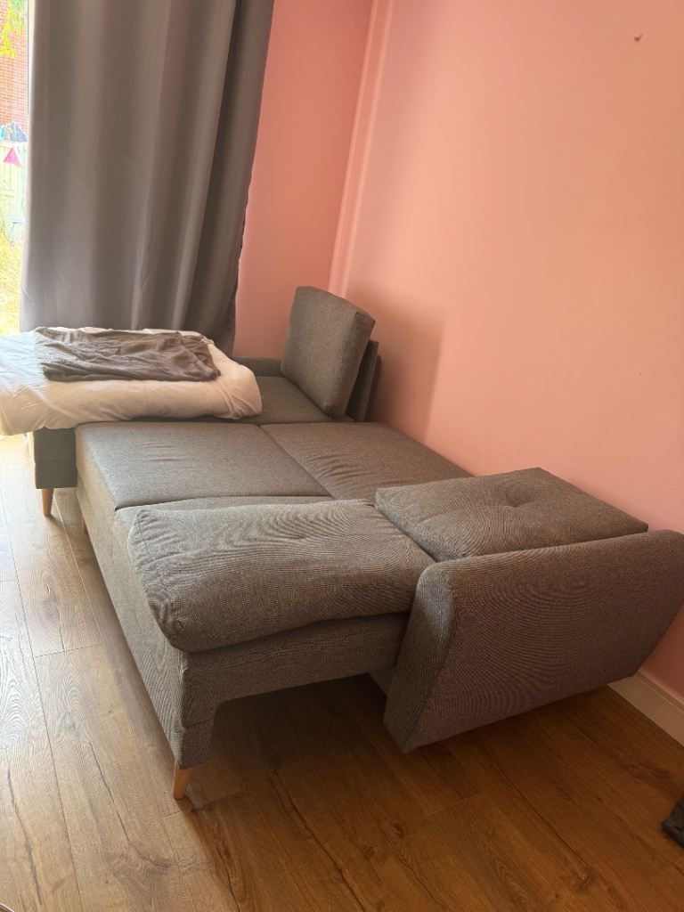 Large Grey Fabric Sofa Bed – Urgent Accepting Offers