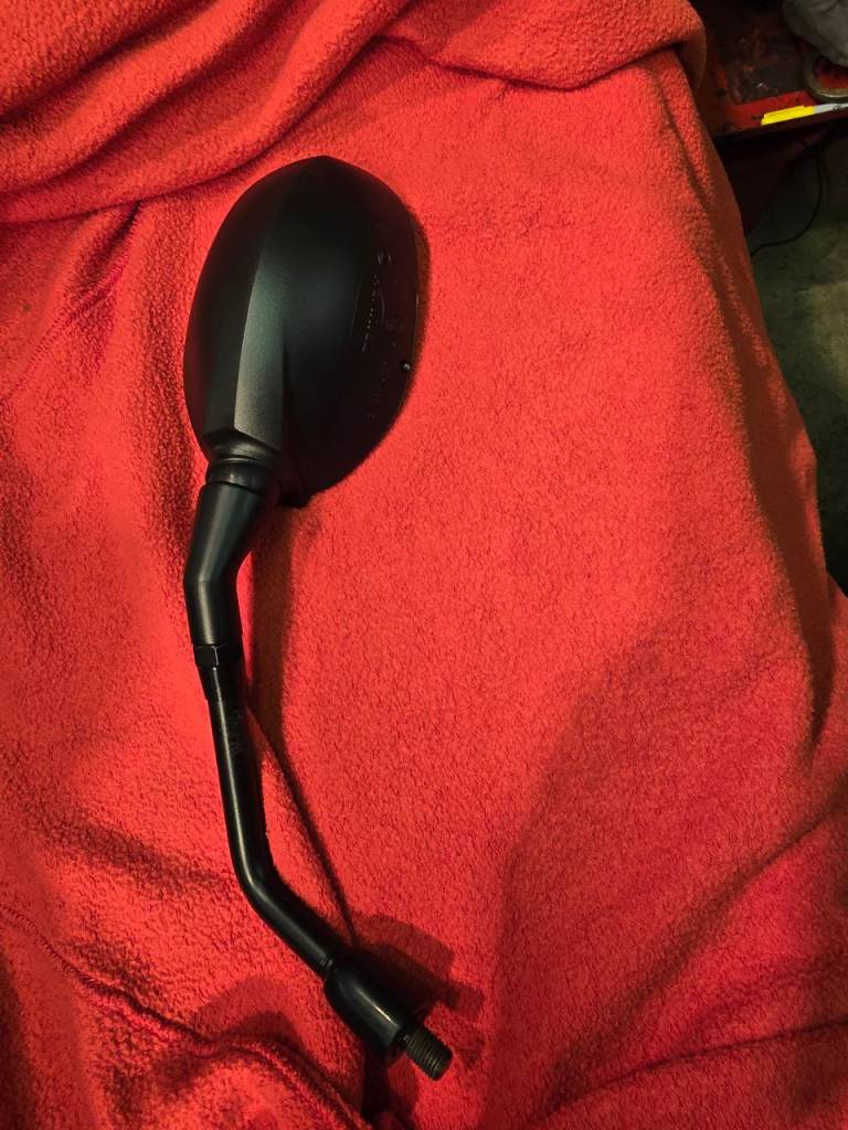 Triumph left hand mirror. Tiger, explorer,speed triple speed triple.