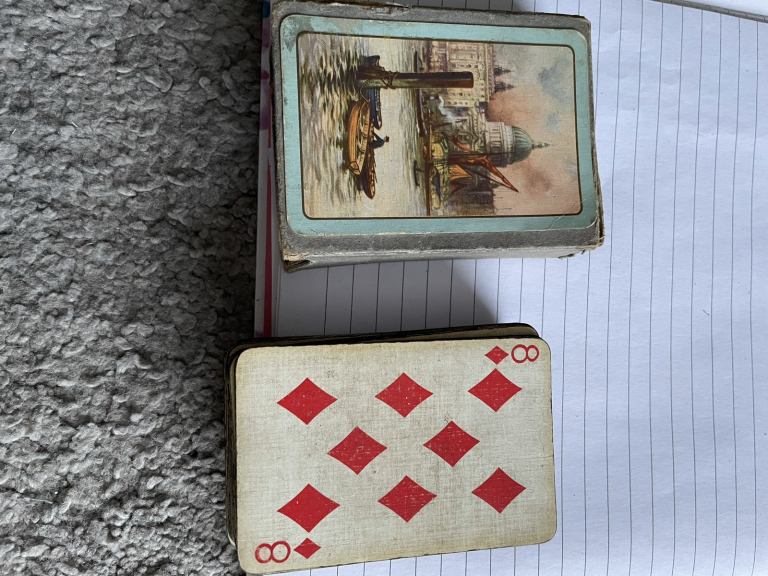 Boxed Set of Vintage Playing Cards. Norwich Cathedral.