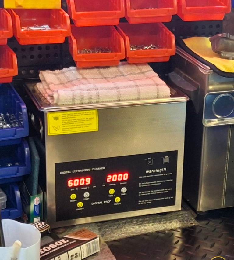 Ultrasonic cleaner bath 