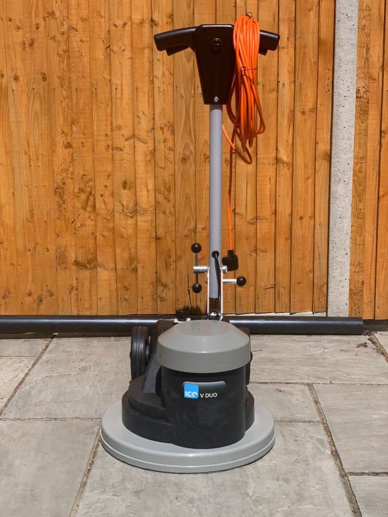 ICE V Duo Commercial Floor Scrubber Polisher 17” Dual Speed Rotary Buffer 230V