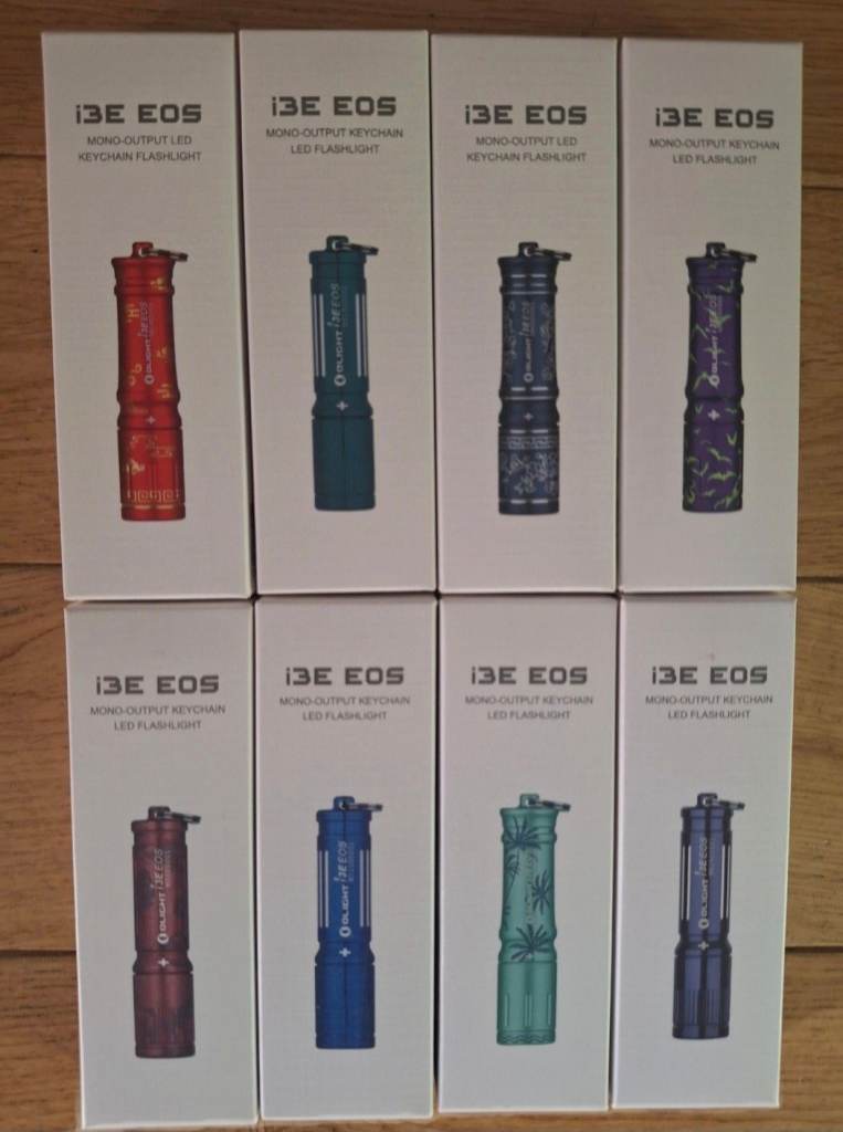 Torch collection Olight and Klarus brand new will post very rare 