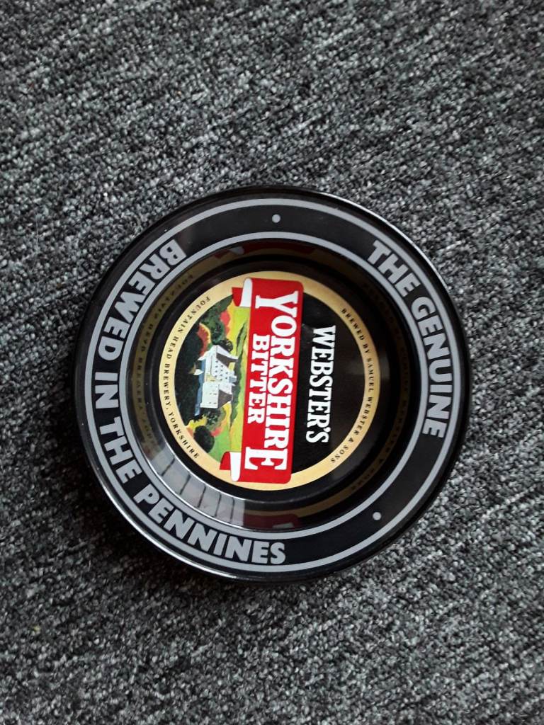 Vintage Websters Yorkshire Bitter ashtray.