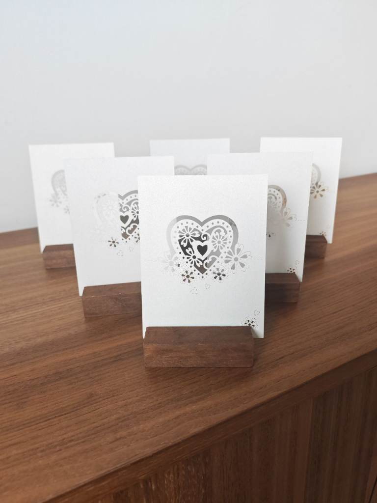 Set of 10 Wedding / Event Table Number Holders 