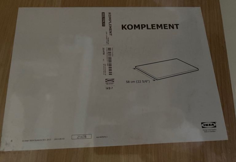 Shelving by IKEA 2 Shelves