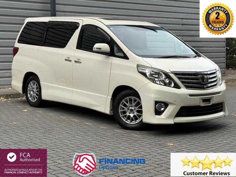 Toyota Alphard Premium Leather seats, 2013 White Petrol Automatic