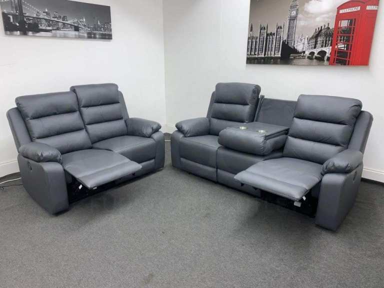 Premium Roma Corner Recliner Sofa & 3-2 Recliner 💎 Luxury Comfort Free Delivery **