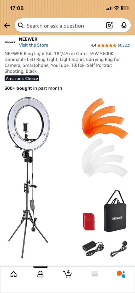 Neewer Ring light kit 