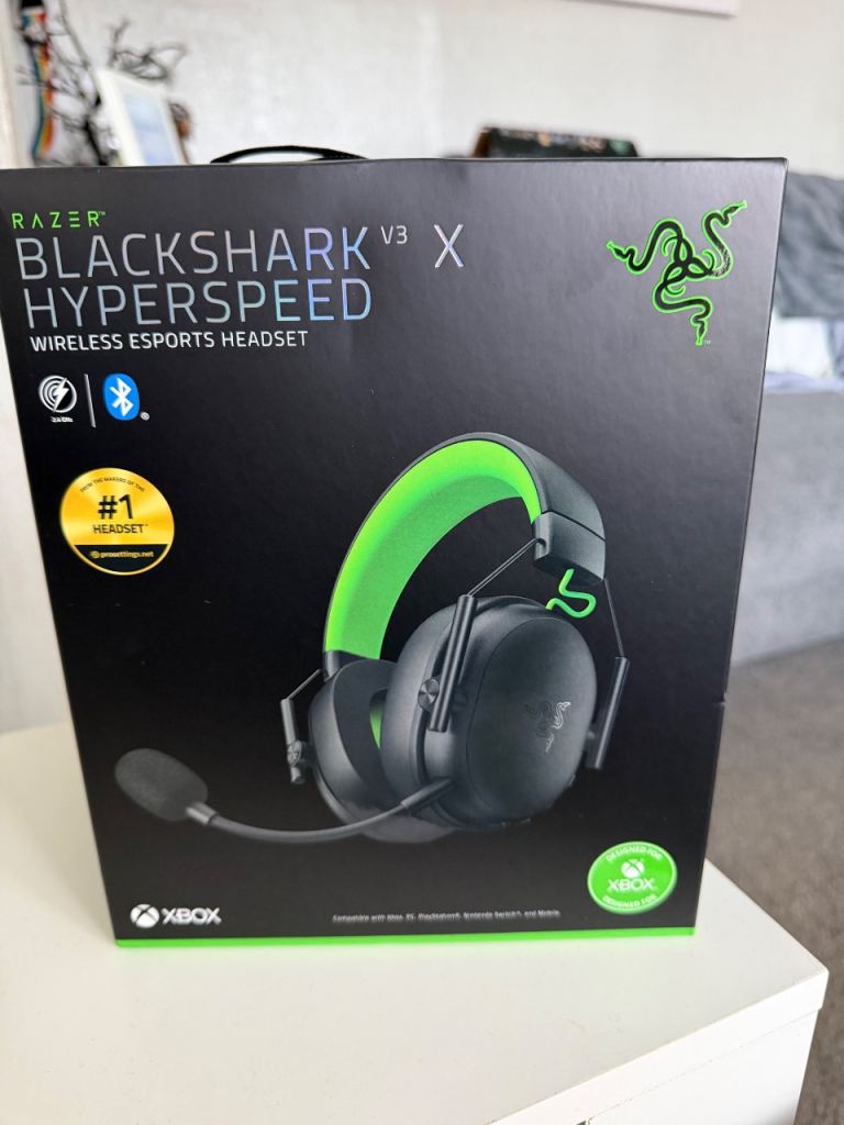 Razer BlackShark V3 X HyperSpeed Wireless Xbox Gaming Headset – Brand New & Sealed