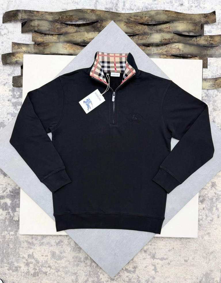 Burberry zipper jumper pre loved 