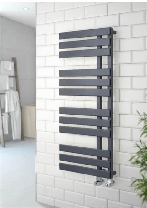 New Anthracite Oregon Bathroom Radiator 500 x 1180mm RRP £449 Our price £270