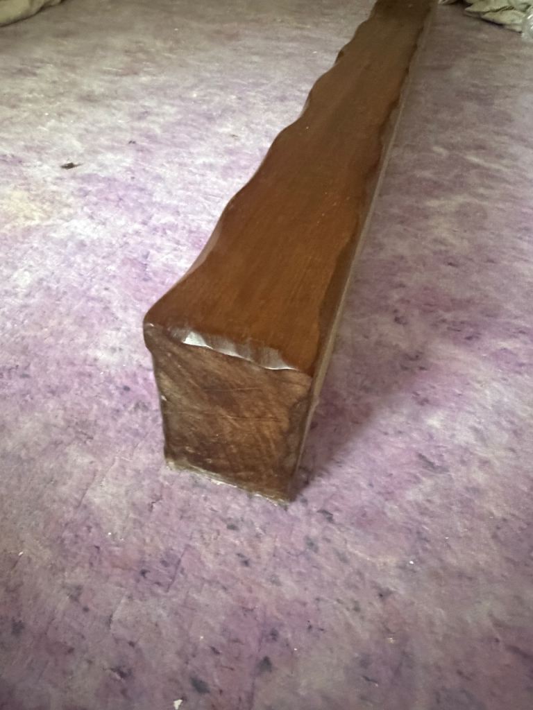 Solid Oak Beam Fireplace Mantel