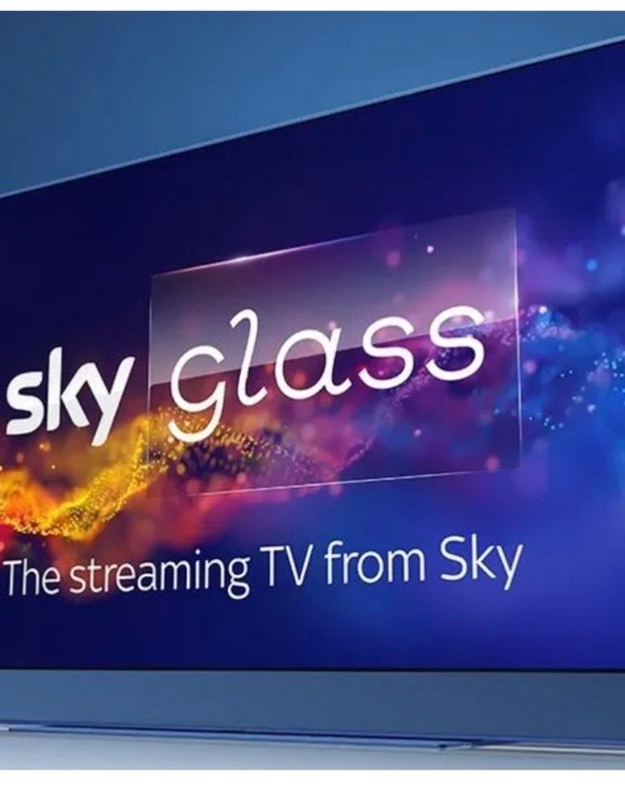 REDUCED - Sky Glass 65" 4K Ultra HD HDR QLED SMART TV Anthracite Black