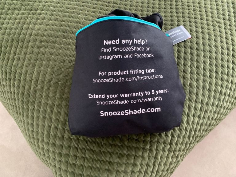 Baby cot blackout cover snoozeshade 