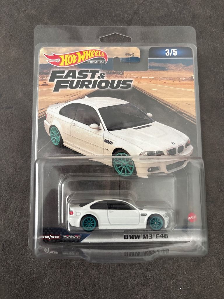 Hot Wheels Fast & Furious BMW M3 E46 Diecast Car - New