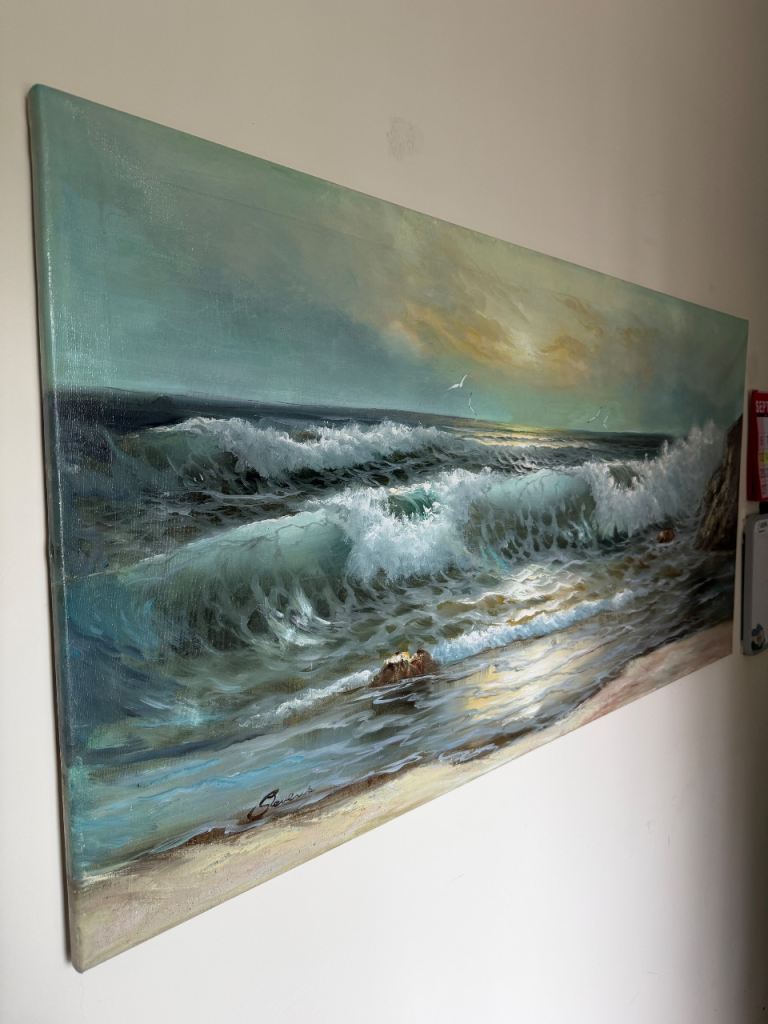 Sea oil painting - Large 