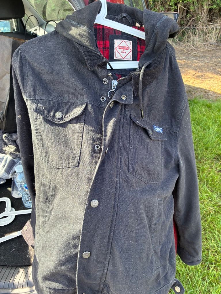 Superdry Jacket 2xl smoke free home 