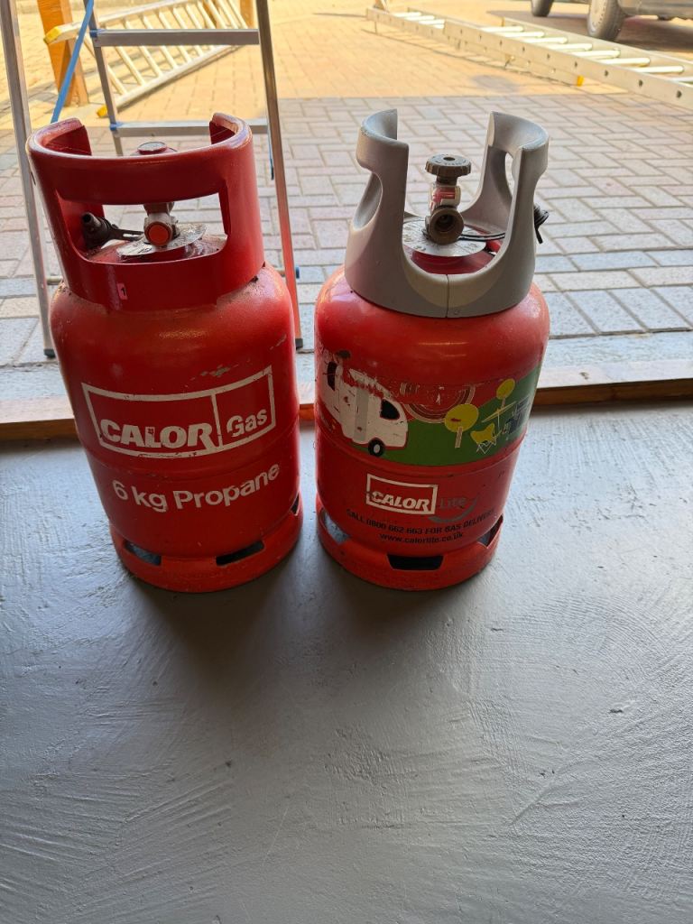 Calor Gas 6kg Propane Bottles – Two Available
