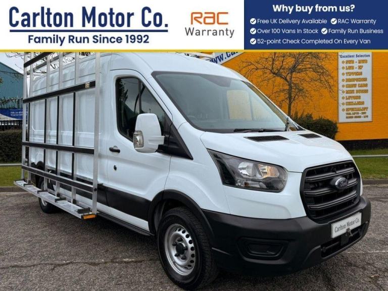 2021 Ford Transit 2.0 350 EcoBlue Leader Panel Van [ GLAZIERS FRAIL RACK ] L3 H2