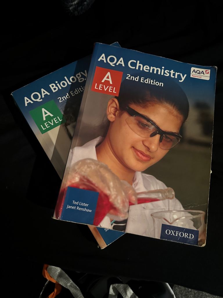 AQA Chemistry & AQA Biology A level Books 