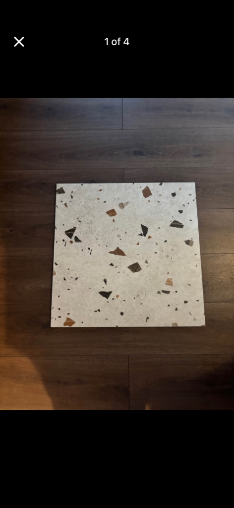 image for Large Terrazzo floor / wall tiles 60 x 60cm
