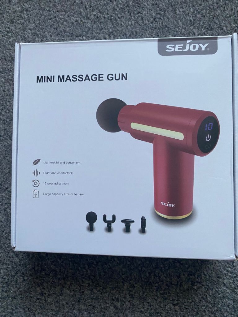 Mini massage gun (new in the box) 