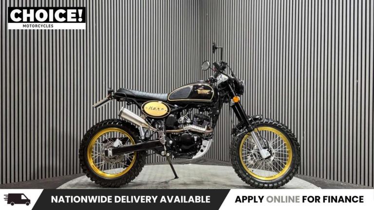 Bluroc Motorcycles Hero 2026 ONLY 10KM 1 OWNER ENDURO SCRAMBLER BIKE 125CC