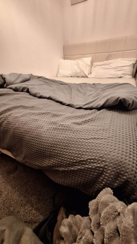 Double bed with mattress 
