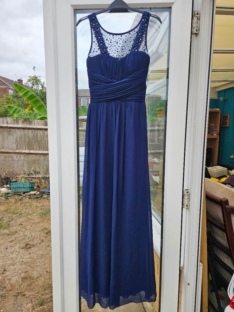 chinese dress ladies Navy Embellished Maxi Dress main image 1