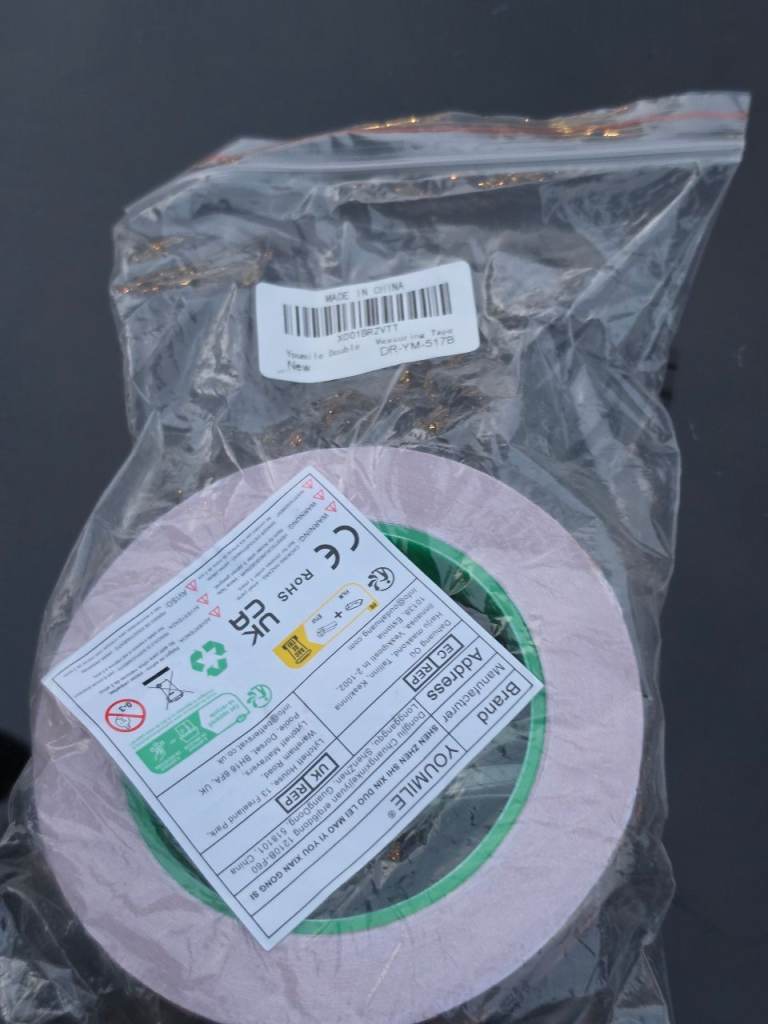 YOUNILE Double Sided Adhesive Tape Roll 10mm x 50m New Sealed