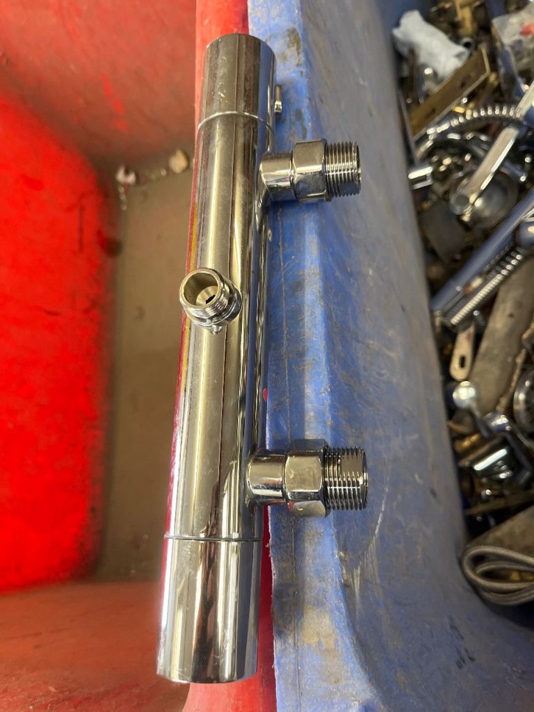 Chrome Shower Mixer Bar Valve - Good Condition