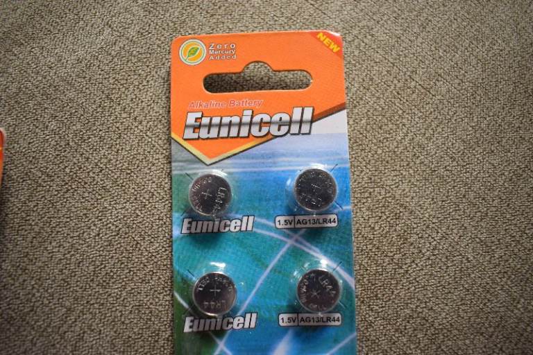 Eunicell Watch Batteries 1.5V AG13/LR44 and Energizer Power Plus Rechargeable Battery D 2500mAh