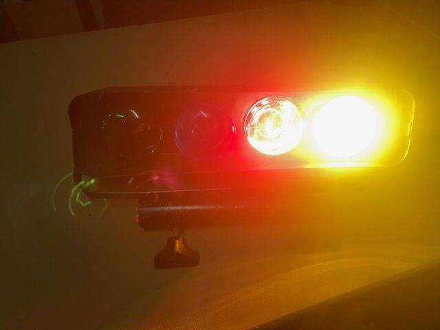 DISCO LIGHT - 4 WAY FLASHING SOUND ACTIVATED LIGHT UNIT- ONLY £50