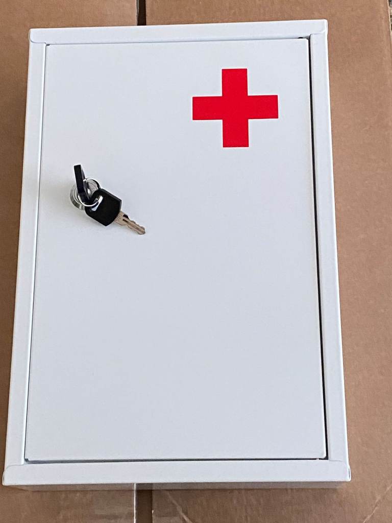 Lockable First Aid / Medicine cabinet
