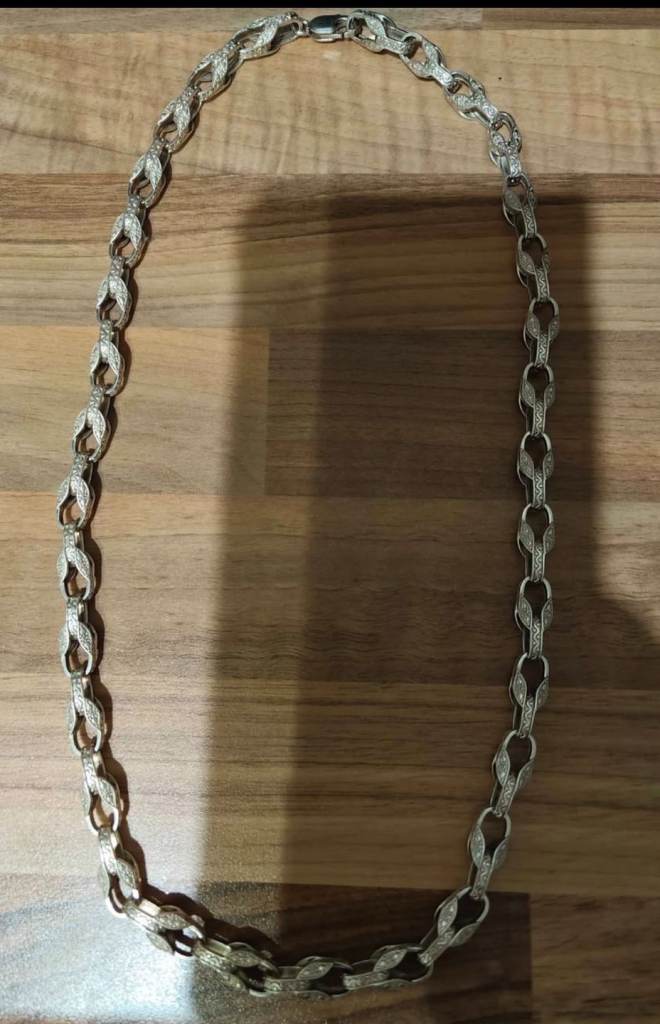 925 silver chain tulip pattern