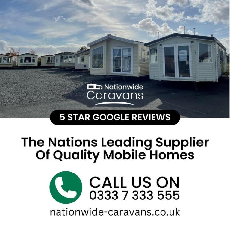 COSMOS LODGE 42X14 • 2 BED • HIGH SPEC • MODERN • OFF SITE SALE • SLIDING DOORS