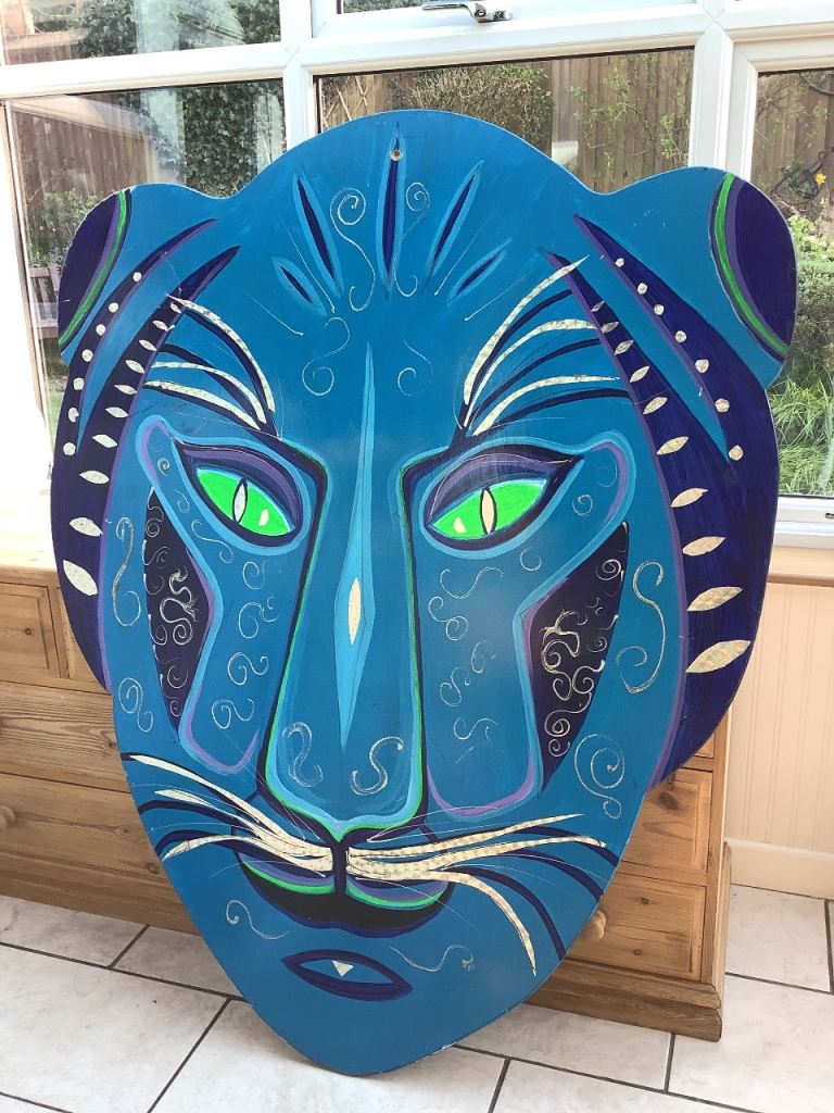 PAINTED ANIMAL FACE/MASK THEATRE - PROP.