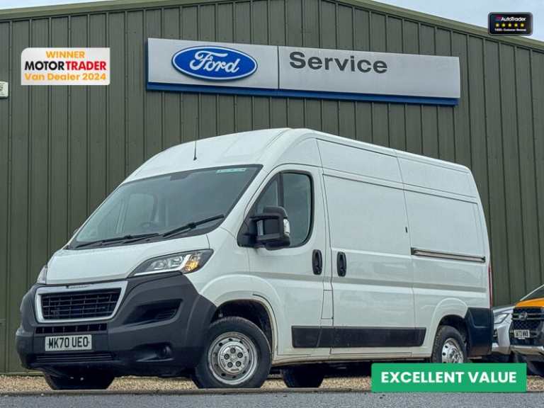 2020 Peugeot Boxer MWB L2H2 [SOLD KH] Medium Roof Professional 335 Air Con Sensors EURO 6 Panel V...