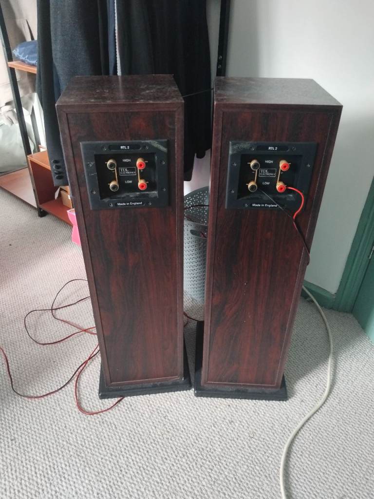 Pair TDL special edition speakers,  model RTL2