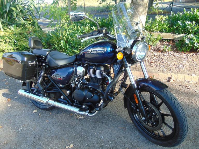 Royal Enfield METEOR 350 E5 2021 loads of extras low 2139 miles FSH ,MOT p/ex 