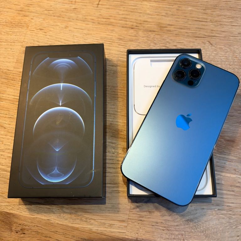 iPhone 12 Pro 128GB, Pacific Blue - 96% Battery Health