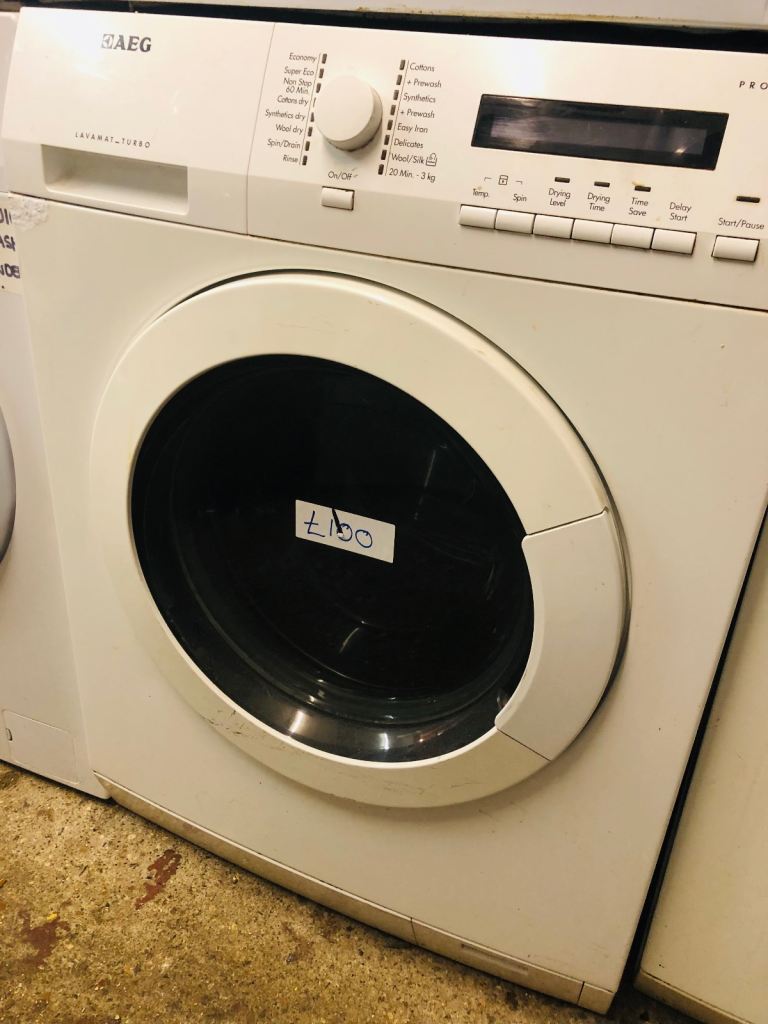 AEG Washing machine 12kg load with xxl drum size 