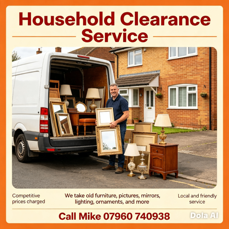 Household Clearance Service - Furniture, Mirrors, Lighting & More
