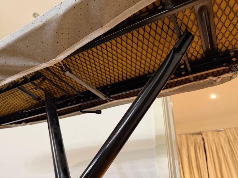 Grey Ironing Board with Iron Rest – Good Condition